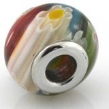 Custom 5mm Hole Colorful Glass Bead