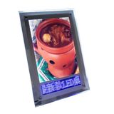 LED Crystal Slim Light Box with LED Scrolling Message Display