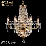 Newest Design Brass Color Metal Crystal Chandelier Light