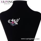 Xuping Luxury Flower Broches China Wholesale Brooch for Wedding Invitations Crystals From Swarovski