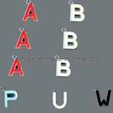 Alphabet Pendants Made of Metal