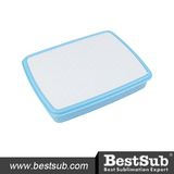 Plastic Lunch Box W/ Grid (Purple Red) W/ Insert