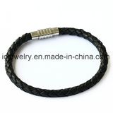 Custom Jewelry stainless Steel Leather Bracelet
