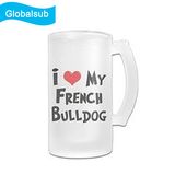 China Heavy Duty Tall Glass Beverage Beer Mug Frosted