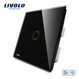 Livolo White/Black/Gold Crystal Glass Panel Remote Dimmer Switch Vl-C301dr-61/62/63