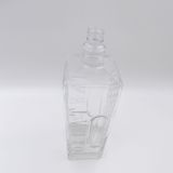 1.75L Customizing Fancy Transparent Vodka Decanter Tequila Glass Bottle