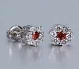 925 Sterling Silver Earring Stud with CZ