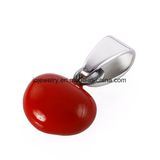 Custom Small Size Heart Red Charm