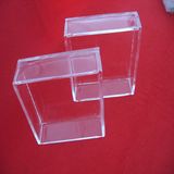 Clear Quartz Glass Square Petri Dish