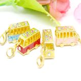 Guangzhou Factory Hot Sale Fancy Gold Car Charm Wholesale