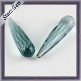 Waterdrop Shape Facted Cut Glass Gem Stone for Jewelry