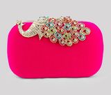 Women Designer Fashionable Peacock Lady Evening Hand Clutches Bag (XW006)