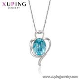 44070 Xuping Stainless Steel Necklace Chain Crystals From Swarovski for Ladies Jewelry