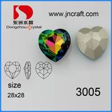Factory Direct Sale Rainbow Heart Shape Fancy Stone Jewelry Accessories