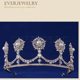 Silver Jewelry Party Flower Kings Metal Crowns