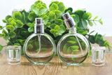 New Crystal Perfume Bottle Glass Bottle Empty Bottle Spray Perfume Bottle Large Capacity 25ml Ml