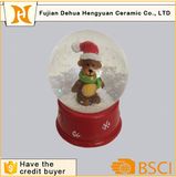 Christmas Decoration Resin Water Photo Bear Snow Globes