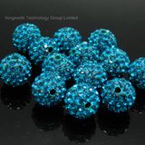 10mm Multi-Color Pave Crystal Disco Ball Beads