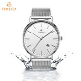 High Quality Custom OEM Unisex Mesh Strap Steel Watch 72002