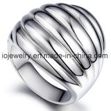Fashion Jewelry Mirror Polished Ring