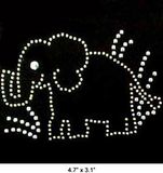 Wholesale Fashion Design Garment Accessories Rhinestone Iron on Transfer Motif
