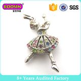 Cute Crystal Ballerina Ballet Dancer Pendant Charms Wholesale
