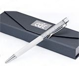 Beautiful Colorful Crystal Metal Ball Pen with Gift Box