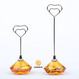 Longwin Memo Clips for Photo Glass Card Holder for Wedding Decors Glass Wedding Gifts