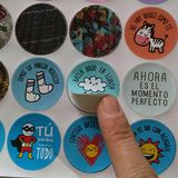 Custom PVC Material Colorful Printing Sticker Round Shape