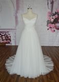 Gorgeous A-Line Wedding Dress Backless