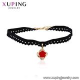43707 Xuping Interchangeable Magnetic Pendant Necklace Leather Jewelry