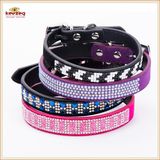 China Six Colors Crystal Rhinestones Bling Dog Cat Collars (KC0154)