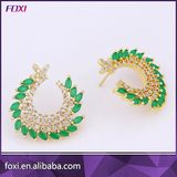 Ladies Earrings Designs Pictures Brass Zirconia Earring