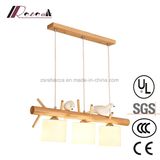 European Creative Bird Three Head Pendant Lamp for Dining Room