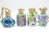 Ceramic Car Perfume Bottle with Wooden Cap