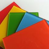 Colored Painted Tempered Glass Panel