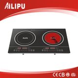 Double Burners Low Price Induction Cooker & Infrared Cooker (SM-DIC03)