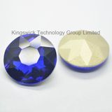 Crystal Chaton Point Back Round Loose Stone Bead