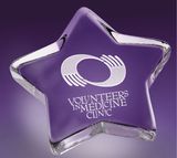 Star Voyager Glass Paperweight