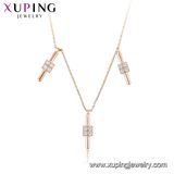 44277 Fashion 18K Gold Color Women Neckalce with Flowers Jewelry Necklace