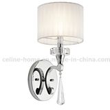 Iron Wall Lamp with Crystal Decoration (C017-1W)