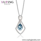 43996 Xuping White Gold Necklace Price in Malaysia Crystals From Swarovski Women Jewelry