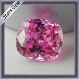 Rose Pink Rectangle Shape Cushion Cut Cubic Zirconia