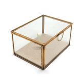 Transparent Crystal Glass Jewelry Box Factory Direct Sell