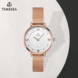 High Quality Custom OEM Ladies Mesh Steel Wrist Watch71261