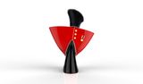 England Soldier Glass Perfume Bottle