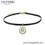 44431 14K Gold Color Jesus Image Necklace with Cross Women fashion Jewelry