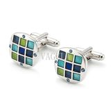 VAGULA New Style Top Quality Enamel Gemelos Crystal Cufflinks 167