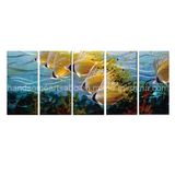 Modern Simple Metal Wall Painting for Home Decoration (CHB6015094)