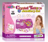 Kids DIY Decoration Toy-Art & Carfts Crystal Tattoos & Jewellery Set